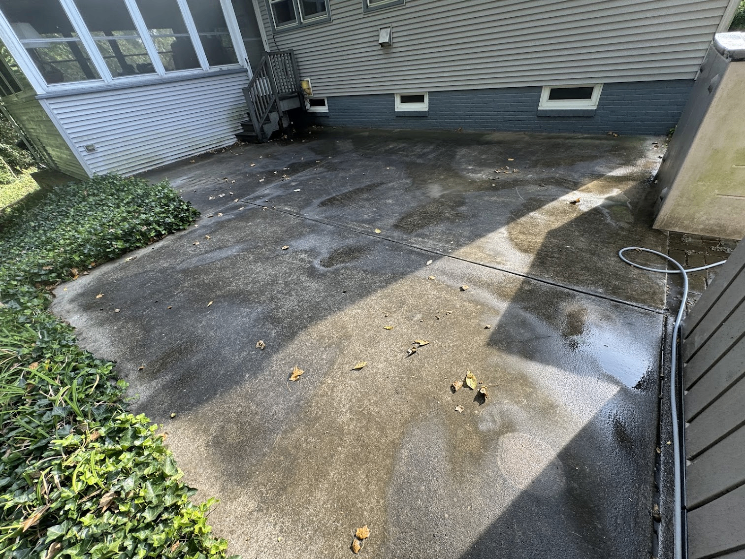 Concrete Patio — before